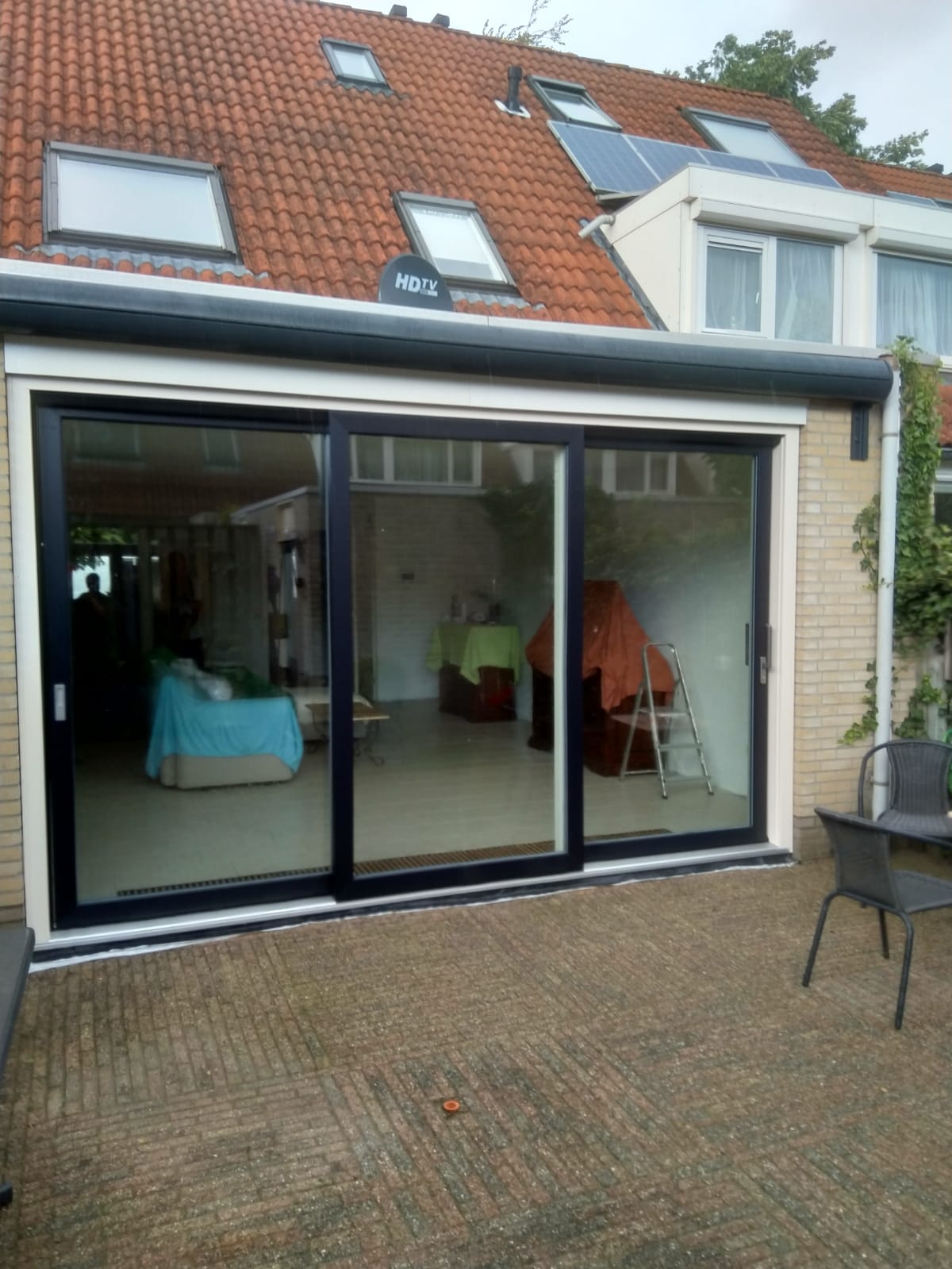 Bij bestaande klant bijzondere hef schuifpui en kozijnen geplaatst te Zeist!