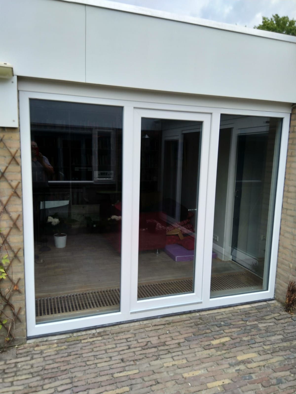Draaikiep deur gemonteerd in Oss!
